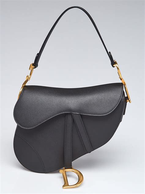 dior black saddle|authentic christian Dior saddle bag.